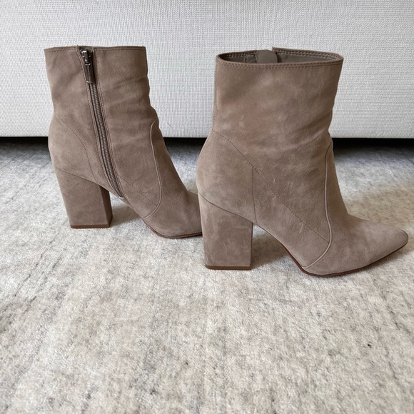 Vince Camuto Sakinah Suede Ankle Boots - Picture 2 of 5